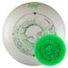 Eurodisc 175g SUPERGlow Night Glow Frisbee Organic Ultimate Disc Moon glow in the dark phosphorescent GREEN