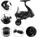 Fishdrops Spinning Fishing Reel 12+1BB Ultra Lightweight Aluminum Spool | Smooth Affordable Reel BE Black Size1000 - Buy Online on GoSupps.com
