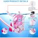 Full Face Snorkel Mask with Anti-Fog Wipes | 180 Panoramic HD View | White & Pink | Adults & Kids - Large-X-Large - Buy Online on GoSupps.com