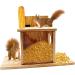 Direct Wicker Squirrel Feeder Wood Flip-Up Roof For Squirrel Food Placement Removable Front Panel Squirrel Feeder Just For Squirrels