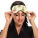 Haskirky Light Blocking Avocado Eye Mask for Deep Sleep | Breathable & Adjustable for Men and Women on Travel, Business or Meditation - Buy Online on GoSupps.com
