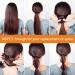 100 PCS 2mm Black Elastic Hair Bands - Gentle Ponytail Holders for Women, Men, Girls, Kids - No Metal Hair Ties Bulk Pack - Buy Online on GoSupps.com