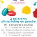 SCRAPCOOKING - COLORANTS ARTIFICIEL EN POUDRE LOT/3 ROUGE/JAUNE/BLEU - SCRAPCOOKING - FDS-014990 - Buy Online on GoSupps.com