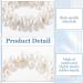 OIIKI Pearl Hair Ties Scrunchies 7pcs - White Weave Elastic Ponytail Holder for Women and Girls - Buy Online on GoSupps.com
