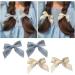 Limtula Cute Flat Clips Hairpin -Style Balletcore Headdress Bunches Accessories Lace knot Cute Headdress Blue - Buy Online on GoSupps.com