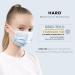 HARD 50pc Disposable Face Masks Made in Germany | Small Size Blue Mouth Cover | CE Certified Breathable Triple Layer Filtration 99.78% - Buy Online on GoSupps.com