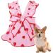Shenrongtong Small Dog Dress - Cute Cotton Clothing for Small Dogs & Cats | Pink XS Party Outfit - Buy Online on GoSupps.com