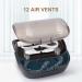 Murri & Murrdi Denture Case | Cute Travel Storage Box with Sieve Basket & Mouth Protection - Durable & Stylish (H Black) - Buy Online on GoSupps.com