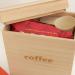 Nanairo Paulownia Wood Coffee Storage Box for 24 Ounce Coffee Beans Made in Japan - Buy Online on GoSupps.com