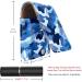 Leather Lipstick Case & Organizer with Mirror - Mini Blue Camouflage Lip Gloss Holder - Buy Online on GoSupps.com