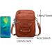 Qwuveds Women's Small Shoulder Bag - Mini Phone Wallet & Messenger Bag - Perfect for Cycling & Kids - Brown - Buy Online on GoSupps.com