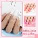 COSCELIA 10PC Multi-Color UV Nail Polish Set with 36W Nail Dryer & Poly Extension Gel Kit | Complete DIY Manicure Accessories for Home & Salon #0179 - Buy Online on GoSupps.com