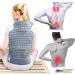 Newsumit Heating Cushion for Neck & Back Pain Relief | 3 Temperature Levels | Rapid Warm-Up | 90min Auto Shut-Off | 63x42cm - Buy Online on GoSupps.com