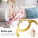 Silicone Baby Bottle Handles - Durable & Wide Neck Holders for Glass Bottles - International Shipping - Buy Online on GoSupps.com