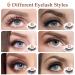 Magnetic Eyelashes with Eyeliner Kit - 6 Pairs 3D Natural Look Reusable False Lashes - Long Lasting Magnetic Liner - Includes Mirror Box and Professional Tweezers - No Glue Needed - Buy Online on GoSupps.com