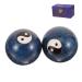 Healeeved 1 set of gymnastics ball massage gear Hand massage balls Servant massage balls metalball massage Hand tension balls sports exercise ball roll the ball relaxation ball fitness
