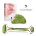 Jade Roller & Gua Sha Set - Facial Massager & Skin Care Tools for Radiant Skin - Buy Online on GoSupps.com