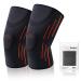 Dualo Kniebandage 1 pair bandage knee men/women orthopedic knee support patella kneeboard for sports/strength sports anti-slip knee supports breathable knee bandage knee brace s 2