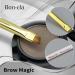 Bon-cl Magic Double Ended Angled Eyeliner Brush & Spoolie - Professional Makeup Tool for Gel & Liquid Eyeliner, Eyelashes, and Eyebrows - Buy Online on GoSupps.com