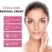 Facial hair removal cream 50g for women effective depilatory cream skin hair removal visible smooth skin painless for upper lip cheeks and eyebrows (1) - Buy Online on GoSupps.com