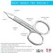 YNR Curved Blade Stainless Steel Cuticle Scissors for Manicure Pedicure - Professional Beauty Grooming Tool for Thick Toenails, Eyebrows, Nose Hair - Men and Women - Buy Online on GoSupps.com