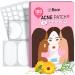 LitBear Pimple Patches Large Acne Patches for Face Chin or Body Acne Spot Treatment with Tea Tree & Calendula Oil Hydrocolloid Bandages for Acne Skin (100 Patches)