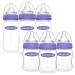 Lansinoh Baby Bottles for Breastfeeding Babies Bundle 3 Count Each of 5 Ounces and 8 Ounces