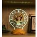 Personalized 3D Photo Gift Lamp - Custom LED Round Lamp with UV Print for Dad - Buy Online on GoSupps.com