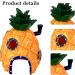 Lacets 7 PCs Aquarium Decoration - Pineapple Ornaments for Fish Tanks & Underwater Landscapes | International Shipping - Buy Online on GoSupps.com