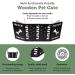 Freestanding Pet Gate - Small Dog Stair & Doorway Safety | 23.5-47 Width x 18.75 Height | Paw Decor - Buy Online on GoSupps.com