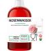 1 000 ml FOOD ROSE WATER BALANCED 100% natural Rosa damascena flower water without additives NATURMEDIN