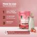 100% Natural Vegan Plant Protein Powder - Best Easy to Digest Strawberry Flavor 25G Protein Dairy Free & Non-GMO 7 Servings 290G - Buy Online on GoSupps.com