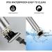 URAQT Cordless Hair Clippers for Men - Electric Trimmer Beard Shaver Kit with 4 Guide Combs and 2 Hair Combs - Waterproof T-Blade Grooming Set (Silver) - Buy Online on GoSupps.com