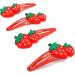 Hair Clips Accessories Girls Snap Hair Clips Cute Hair Clips Kids Hair Clips Metal Hair Clips Baby Toddlers Girl Kids Hair clips (Strawberry Clip Z4CLISTR) - Buy Online on GoSupps.com