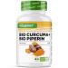 vit4ever Curcuma bio au poivre noir - 365 g lules - 4511 mg de curcuma bio (curcuma) par dose journali re - avec curcumine & pip rine - qualit 100% bio - fortement dos - v g talien