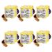 6 Pack BR-2/3AGCT4A Battery 6V 4400mAh Replacement for Panasonic FANUC A98L-0031-0025 Battery with Brown Plug