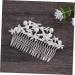 HAPINARY Bride Insert Comb Wedding Hair Comb Tiara Bridal Headdress Wedding Headpiece Pearl Hair Comb Accessories Bride Alloy - Buy Online on GoSupps.com