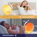 Yazeky Daylight Alarm Clock | Sunrise Sunset Simulation | Dual Alarms & 7 Natural Sounds | Bedside Lamp with 7 Color Brightness - Buy Online on GoSupps.com