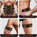 Hongxian EMS Abdominal Muscle Trainer - 6 Modes 9 Intensities USB Rechargeable Electric Muscle Stimulator for Belly Arm and Leg - Buy Online on GoSupps.com