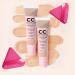 CC Cream Bb Cream Foundation Skin Tone Adjusting Matte Colour Correcting Brightening Face Cream Full Coverage Foundation Anti-Redness with Triangle Powder Puff Set (Natural) - Buy Online on GoSupps.com