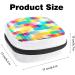 Abstract Colorful Square Grid Sanitary Napkin & Period Storage Bag - Color24 - Buy Online on GoSupps.com