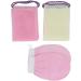 African Net Sponge African Bath Sponge Long Net Bath Sponge Nylon Body Exfoliating Net Back Scrubber with Bathing Gloves for Shower Skin Smoother (Roseate Beige) - Buy Online on GoSupps.com