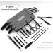 Manicure Set 21 Pcs Professional Pedicure Kit Nail Clippers Set Stainless Steel Care Tools Grooming Kit With Travel Case Cuticle Remover Toe Toenail Cutter Set For Thick Nails Men Women Gift (Black) - Buy Online on GoSupps.com