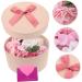 Ipetboom 1 Box Preserved Flower Decoration Christmas Decorations Artificial Wedding Bouquet Scented Carnation Flower Mom Gifts Wedding Decoration Soap Flower Soap Rose 16.2X16.2X8.2CM Pink1 - Buy Online on GoSupps.com