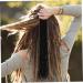 POPETPOP Dirty Little Braids Braiding Hair Extensions Dreads Extensions Human Hair Dreadlock Extension Natural Hair Wigs Men and Women High Temperature Wire European and American Ponytail 90X8CM Black - Buy Online on GoSupps.com