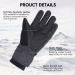 CAMYOD Waterproof Ski Snowboard Gloves | Men's Cold Weather Gloves with 3M Thinsulate & Zipper Pocket - Buy Online on GoSupps.com