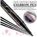  Rose Roll Waterproof Long-Lasting Eyebrow Pencil with 4 Tips Eyebrow Pencil for Natural Eye Make-Up (Black) - Buy Online on GoSupps.com