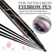 Rose Roll Waterproof Eyebrow Pencil - Define Your Brows with Natural Makeup (02# Brown) - Buy Online on GoSupps.com