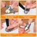 Stainless steel finger protection Finger Protective Cover Thumb Cover Set for Seafood Preparation Opening Cutting Handling - Buy Online on GoSupps.com