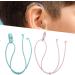 Buy Flexible BTE Hearing Aid Clip for Kids | Pink & Green Protection Rope | Durable Outdoor Accessories - International Shipping Available - Buy Online on GoSupps.com